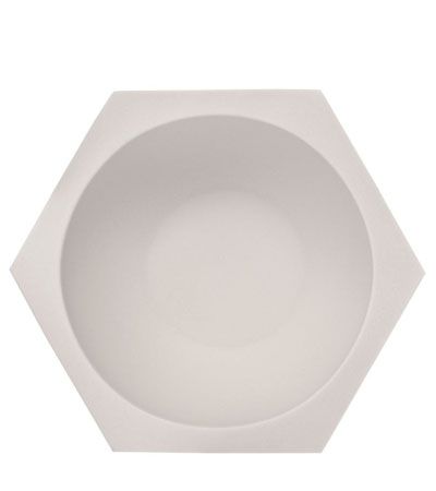Чаша для бритья MUEHLE, серии HEXAGON, бисквитный фарфор