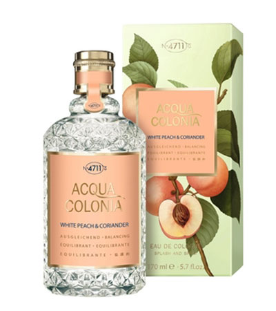 Одеколон 4711 Acqua Colonia White Peach & Coriander COLOGNE -50мл.