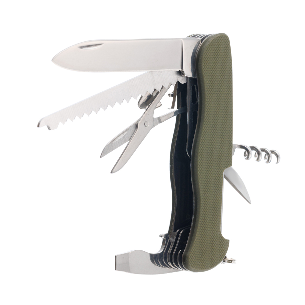 Нож перочинный STINGER FK-K9007G10-GREEN