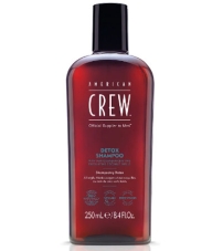 Шампунь глубокой очистки для волос с маникуаганской глиной и кокосовой скорлупы American Crew Detox -250 мл