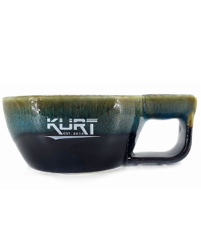 Керамическая чаша для бритья "Цветок", KURT коричневая, арт. K_40012