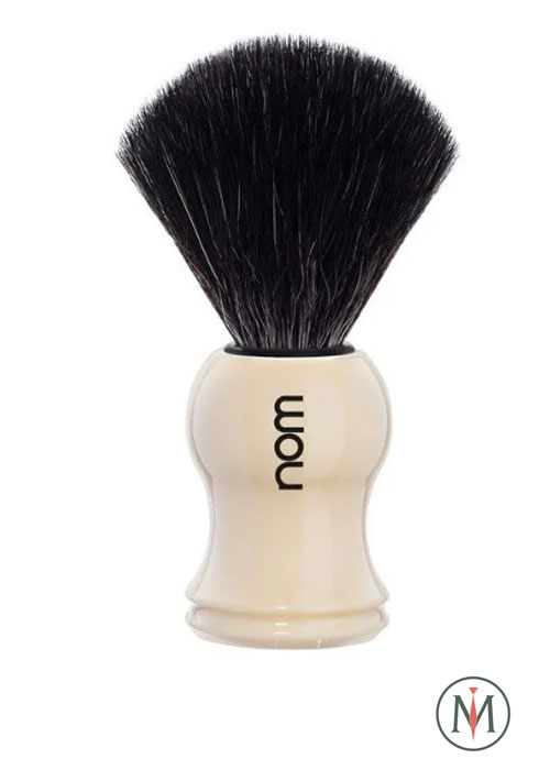 Помазок NOM GUSTAV, черная фибра, кремовый пластик