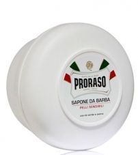 Мыло для бритья Proraso для чувствительной кожи с зеленым чаем и овсом -150мл.