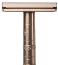 Т-образная бритва Henson Shaving AL13, коричневая, Mild