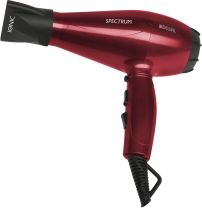 Фен DEWAL Spectrum красный, 2200 Вт, ионизация, 2 насадки