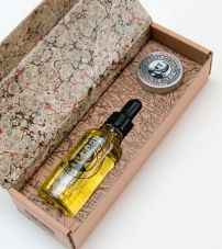 ПОДАРОЧНЫЙ НАБОР ДЛЯ БОРОДЫ и усов Captain Fawcett Private Stock Beard Oil & Moustache Wax Gift Set