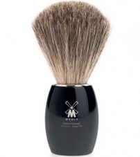 Помазок MUEHLE MODERN, барсучий ворс категории Fine, черная смола