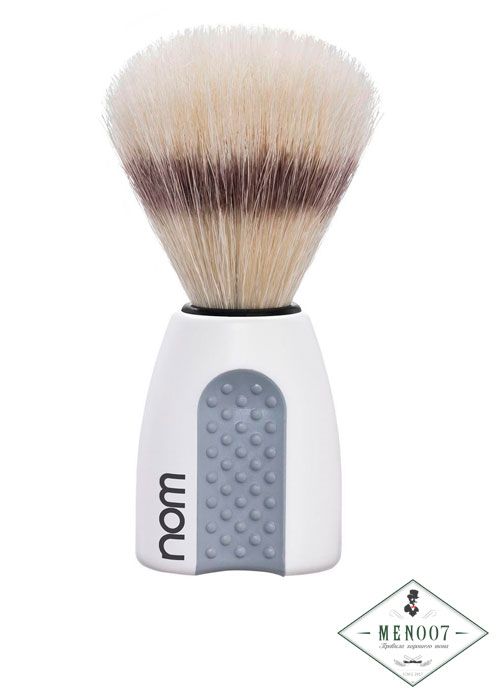 Помазок NOM ERIK , щетина кабана, белый пластик