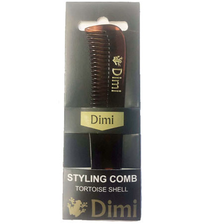 Маленькая расческа-гребень с ручкой для бороды и усов DIMI , 112 мм (039)