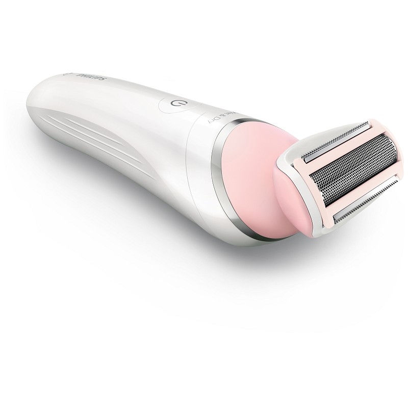 Электробритва PHILIPS SatinShave Advanced BRL140/00, для женщин, белый и розовый