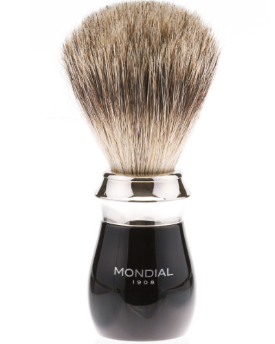 Бритвенный набор: классический станок, помазок, подставка MONDIAL ST-335-NST