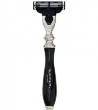 Станок для бритья Truefitt & Hill Mach-3 (Эбонит с хромом, Wellington)