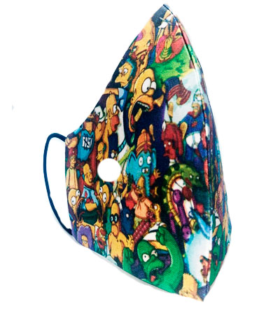 Маска защитная многоразовая "Симпсоны" мужская