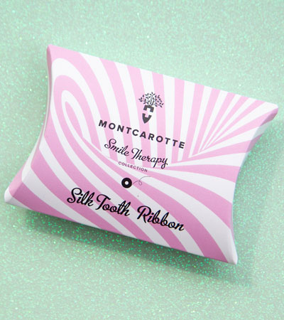 Шелковая лента для зубов Monrcarrote "Розовая" Fuchsia Silk Tooth Ribbon