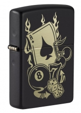 Зажигалка Black Matte ZIPPO 49257