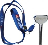Выжиматель тюбика DEWAL"ключ"алюминиевый, на шнурке