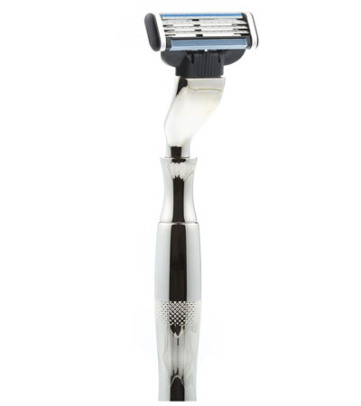 Станок для бритья IL Ceppo, MACH3, никелированная латунь, рукоять - серебристый цвет