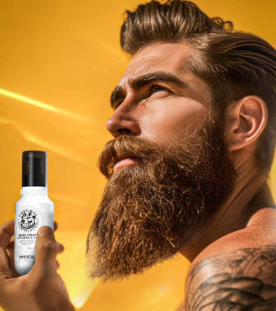 Крем для бороды IMMORTAL NYC BEARD KING IMMORTAL BEAR BEARD STYLING CARE CREAM -100мл.