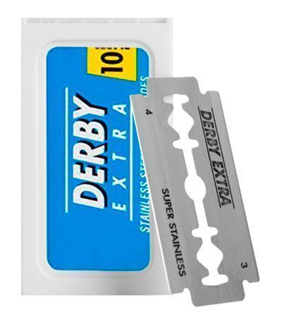 Лезвия сменные DERBY EXTRA BLUЕ 10 ШТ