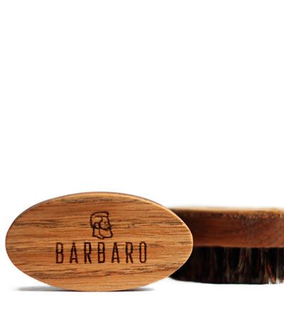 Щетка для бороды овальная  Barbaro (Кабан)