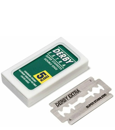 Лезвия для безопасной бритвы Derby Extra (5 лезвий)