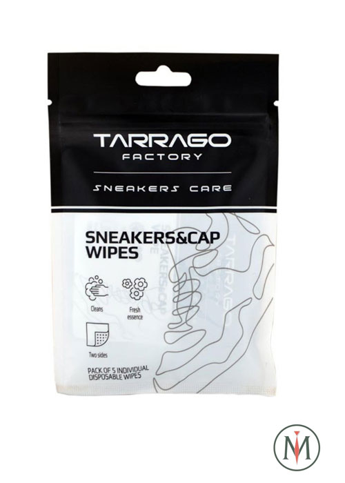 Салфетки SNEAKERS & CAP WIPES, для чистки кроссовок, Tarrago 5шт.