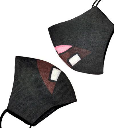 Защитная маска многоразовая "Зубастик" мужская