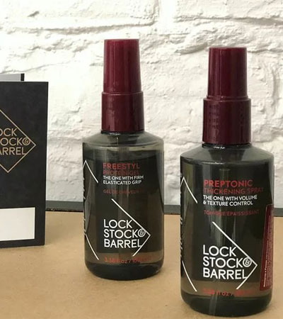Прептоник для укладки с эффектом утолщения волос Lock Stock & Barrel -100 мл