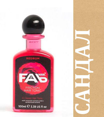 Тоник для волос c ароматом сандала FAB Redrum-100мл.