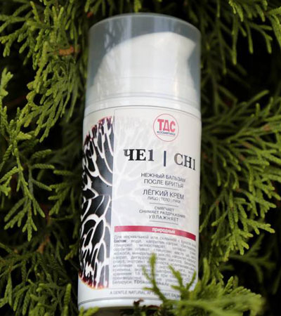 Крем после бритья и легкий крем для лица и рук ЧЕ1 ТДС 2в1 100мл (вакуумный флакон)