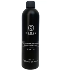 Активатор для профессиональной мужской краски для волос Rebel Barber Developer 20VOL 6% - 250 мл