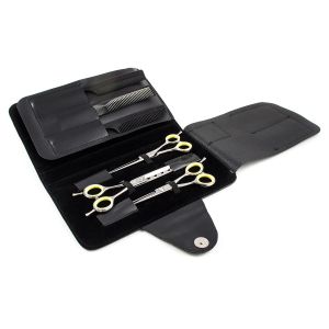 Чехол для инструментов - парикмахерских ножниц(11 предметный) черный