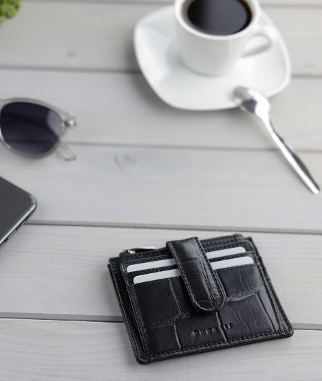 Портмоне для кредитных карт Nevio с защитой от сканирования RFID BUGATTI 49591201