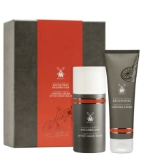 Набор для бритья MUEHLE, крем для бритья и бальзам после бритья, Грейпфрут и Мята