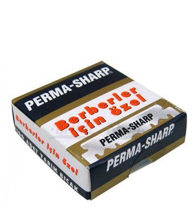 Лезвия для шаветт Perma-Sharp Single Edge Razor Blades -100шт.