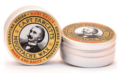 Воск для усов Captain Fawcett Ricki Hall Booze & Baccy Moustache Wax  15мл.
