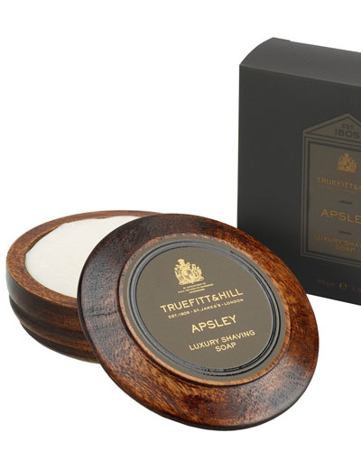 Мыло-люкс для бритья в деревянной чаше Truefitt & Hill Apsley Luxury Shaving Soap -99гр.