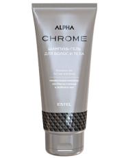 Мужской шампунь для волос и тела ESTEL ALPHA HOMME CHROME  200 мл
