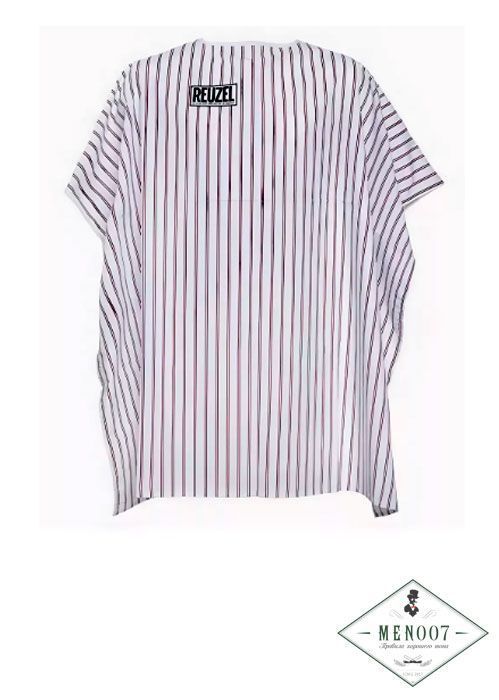 Пеньюар Reuzel Кейп полосатый Barber Super Cape