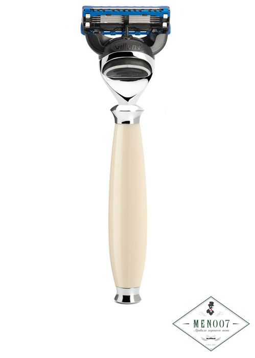 Бритва MUEHLE PURIST, Fusion, смола, цвет слоновой кости