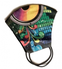 Защитная маска многоразовая "Диско" женская