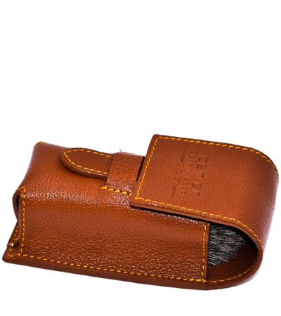 Кожаный чехол для помазка Parker коричневый LPBR SADDLE