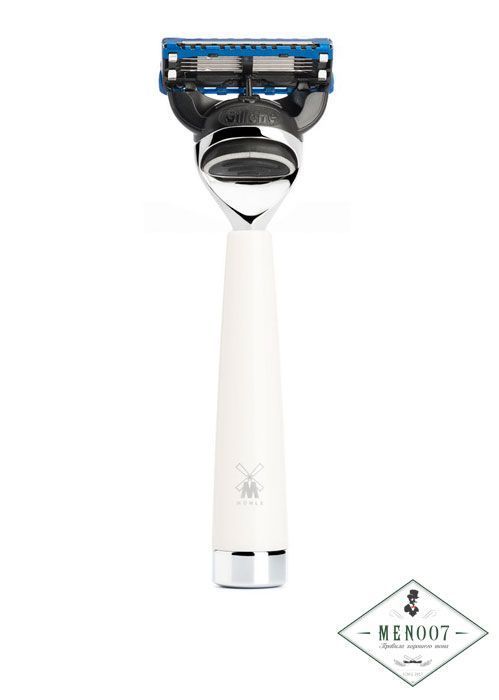 Бритва MUEHLE LISCIO, Fusion, белая смола