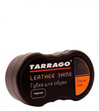 Губка для гладкой кожи Maхi Pro-Shine TARRAGO, большая. (Черный цвет)