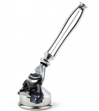 Набор для бритья Edwin Jagger Bulbous (бритва Metal Plain Fusion с хромированной ручкой    и подставка)  2PCCF