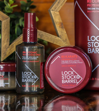 Прептоник для укладки с эффектом утолщения волос Lock Stock & Barrel -100 мл