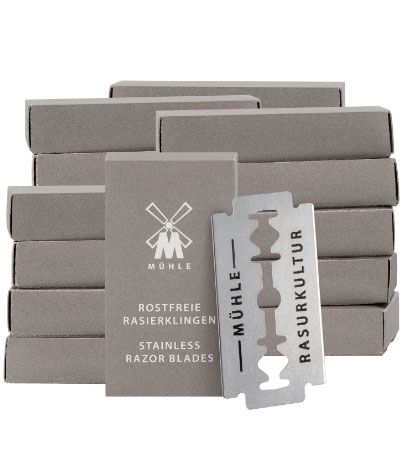 Сменные лезвия для Т-образного станка, MUEHLE, 20 упаковок по 10 лезвий