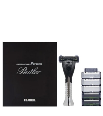 Feather BUTLER бритвенный станок в подарочной упаковке с тройным лезвием
