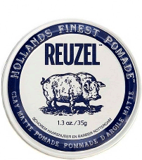 Матовая глина сильной фиксации Reuzel Clay Matte Pomade - 95г.