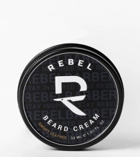 Премиальный крем для бороды и усов REBEL BARBER Smoky Leather 30 мл